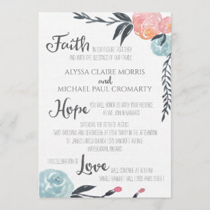L'aquarelle fleurit des invitations