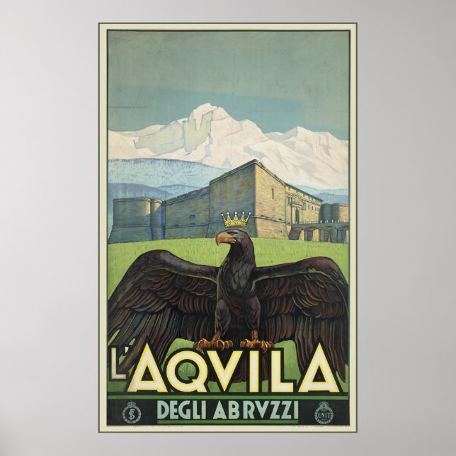 L'Aquila Degli Abruzzi Poster (Vorne)