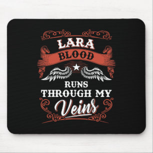 Lara Blogs rennt durch meine Venen Weihnachten Mousepad