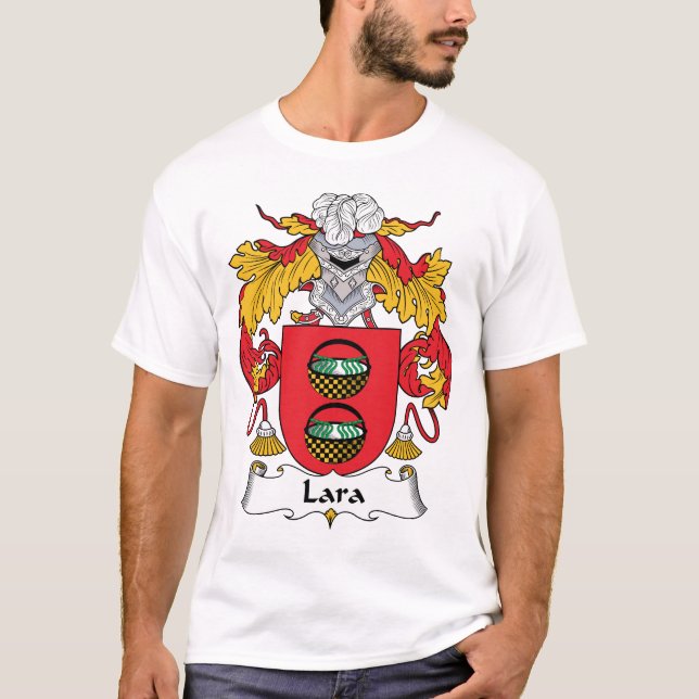 Lara-Familienwappen T-Shirt (Vorderseite)
