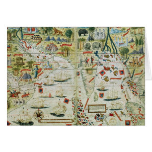 L'Arabie et l'Inde, du "atlas de Miller", c.1519