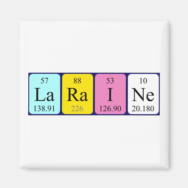 Laraine-Periodenmagnet Magnet (Vorne)