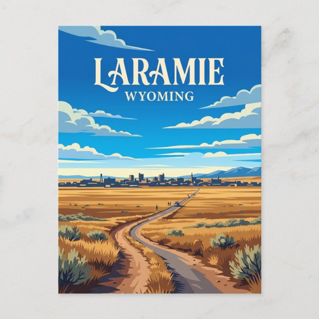 Laramie USA Postkarte (Vorderseite)