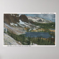 Laramie, WY - Lake Marie und Snowy Range auf Unio
