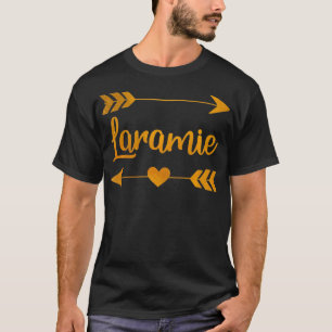 LARAMIE WY WYOMOMING Funny City Zuhause Roots USA  T-Shirt
