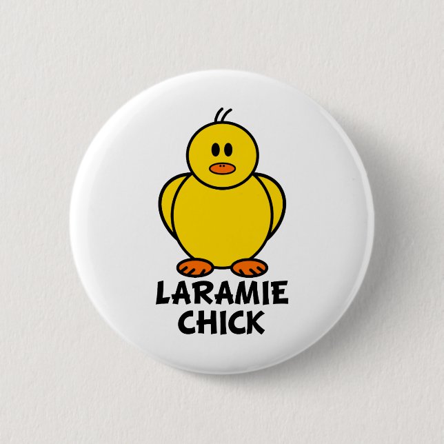 Laramie Wyoming Küken Button (Vorderseite)