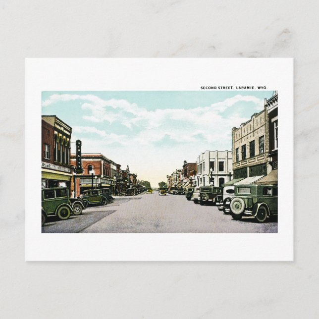 Laramie, Wyoming Postkarte (Vorderseite)