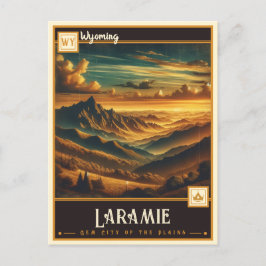 Laramie, Wyoming | VINTAG Postkarte