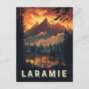 Laramie Wyoming Vintage Postkarte