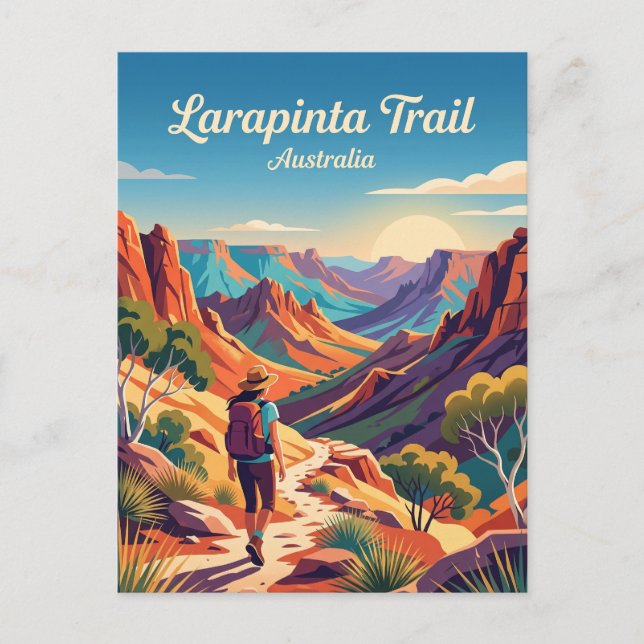 Larapinta Trail Australien Postkarte (Vorderseite)