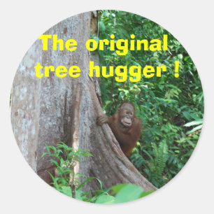 L'arbre d'origine hugger - autocollant