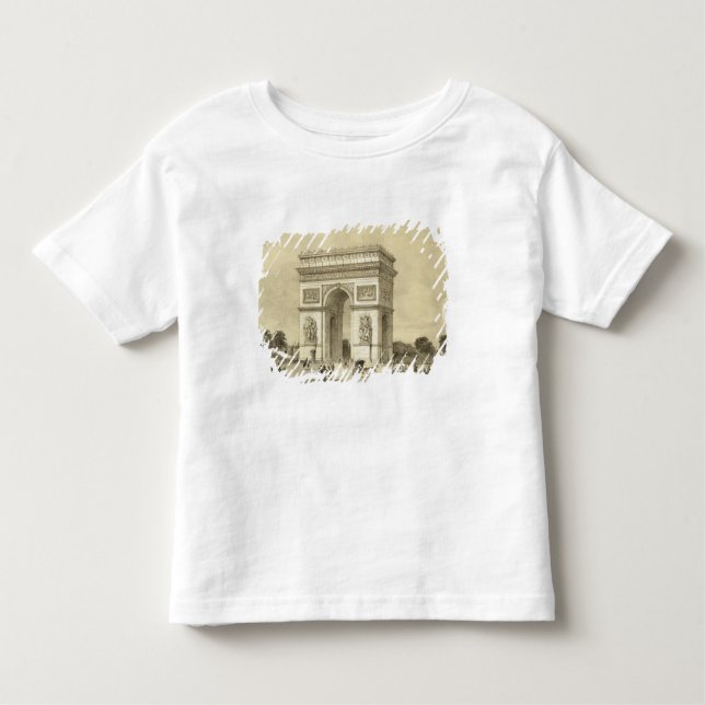 L'Arc de Triomphe, Paris, graviert von Auguste Bry Kleinkind T-shirt (Vorderseite)