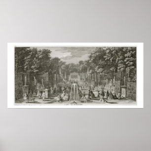 L'Arc de Triomphe, Versailles (Gravieren) Poster