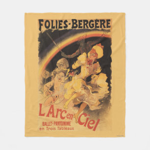 L'Arc-en-Ciel Ballett in Folies-Bergere Fleecedecke