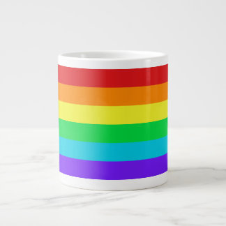 L'arc-en-ciel barre 1 tasse enorme
