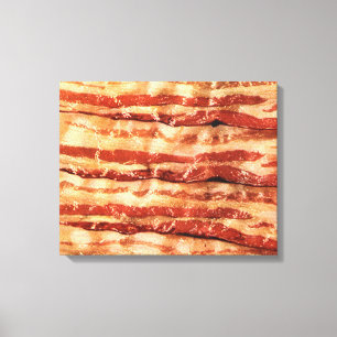 lard en tant que peinture de toile enveloppée par