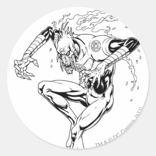 Larfleeze - Agent-Orange 3 Runder Aufkleber