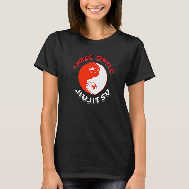 Large Circle Jiujitsu T-Shirt (Vorderseite)