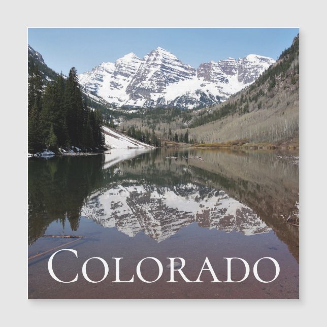 Large Colorado Colors Decorative Magnet (Vorderseite)
