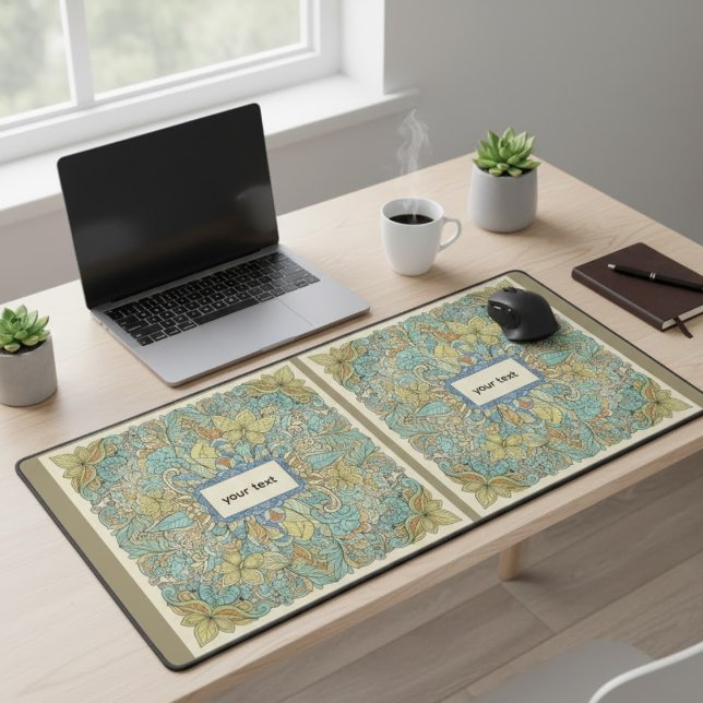 Large Customized Boho Mandala Desk Mat Schreibtischunterlage (Von Creator hochgeladen)
