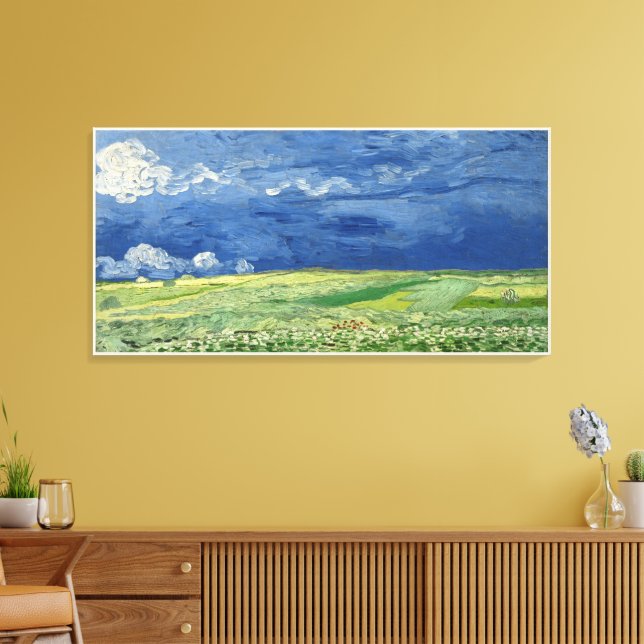 Large Fine Art Painting Van Gogh Landscape Leinwanddruck (Insitu (Wohnzimmer))