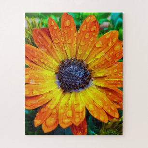 Large Golden Flower Close Up