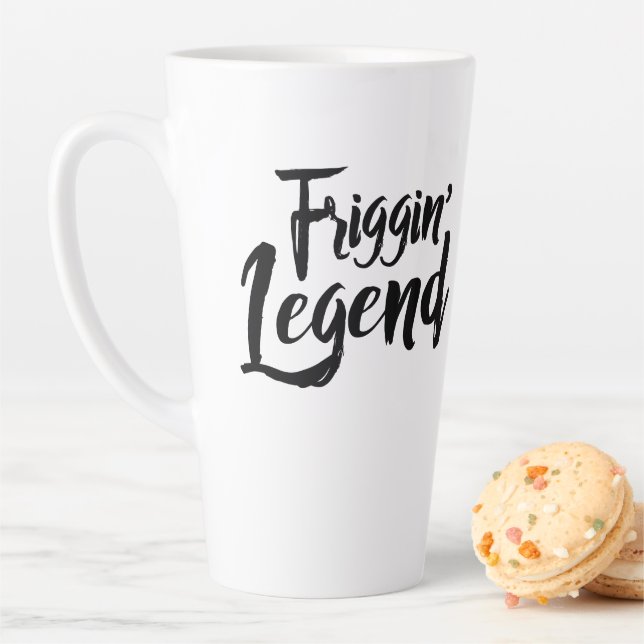 Large Latte Mug - Friggin' Legend (En situation)