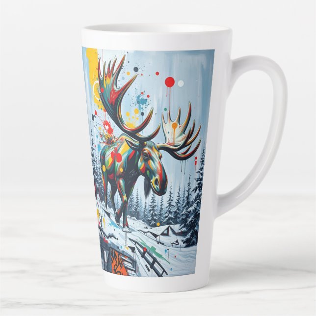 Large Latte Mug Milchtasse (Rechts)
