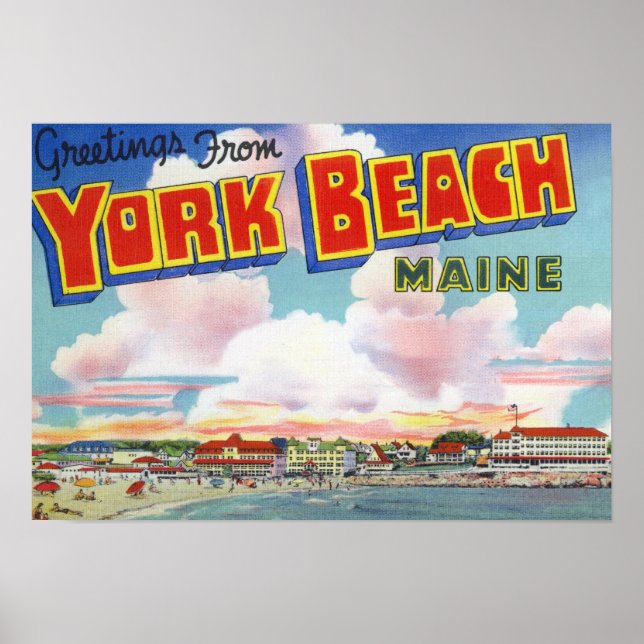 Large Letter Scenes, Greetings From Poster (Vorne)