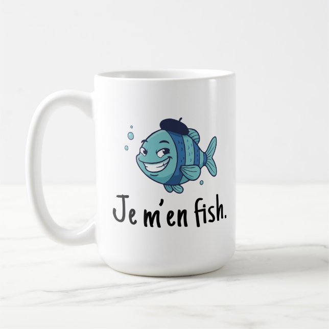 Large Mug - Je m'en fish (Gauche)