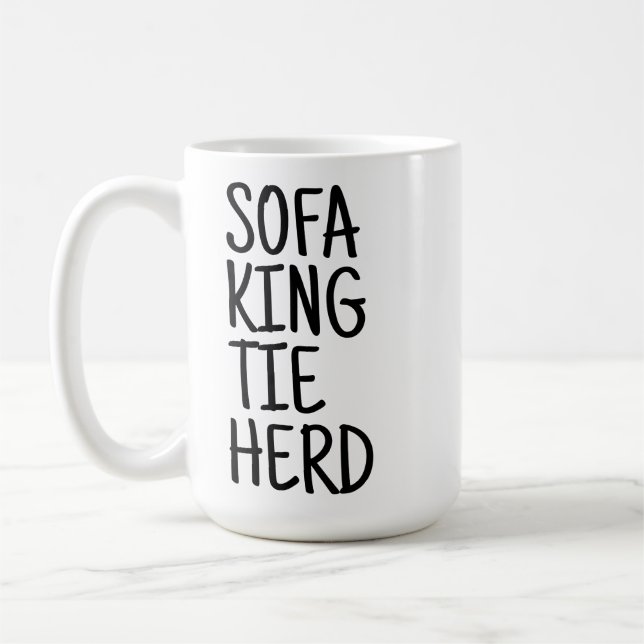 Large Mug - Sofa King Tie Herd Kaffeetasse (Links)