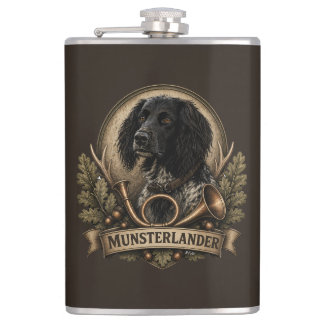  Large Munsterlander (logo)  Flachmann