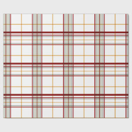 Large Plaid Modern Holiday Wrapping Paper Geschenkpapier
