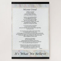 Large Puzzle Nicene Creed 1014 Piece (20 x 30 pouc