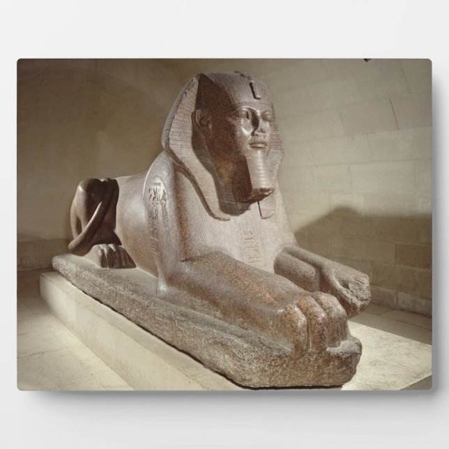 Large Sphinx, from Tanis (granite) Fotoplatte (Vorderseite)