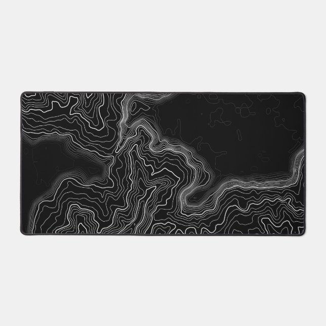 large tapis de souris tapis topographie lignes de  (Recto)