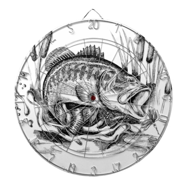 Largemouth bass dartscheibe (vorne)