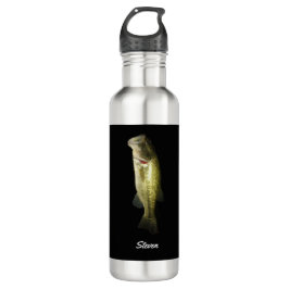 Largemouth Bass Fish Personalisiert Edelstahlflasche
