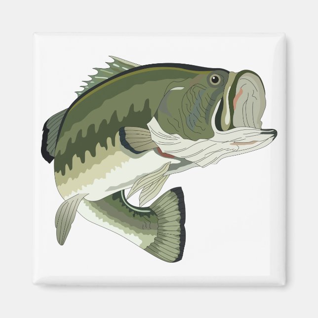 LARGEMOUTH BASS MAGNET (Vorne)