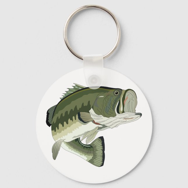 LARGEMOUTH BASS SCHLÜSSELANHÄNGER (Vorderseite)