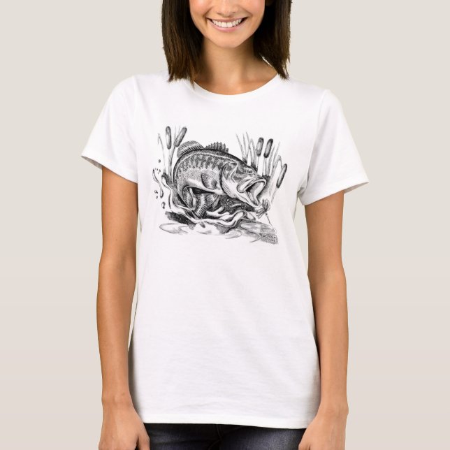 Largemouth Bass T-Shirt (Vorderseite)