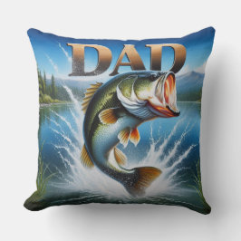 Largemouth Bass Vater Kissen