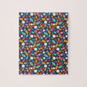 "Larges ouverts !" puzzle denteux d'impression de