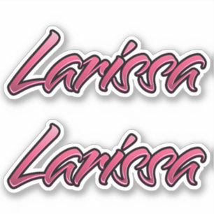Larissa autocollants rose délavé set d'autocollant