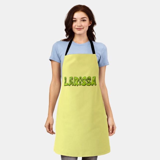 Larissa Nom Kiwi Design Tablier de cuisine (Porté)
