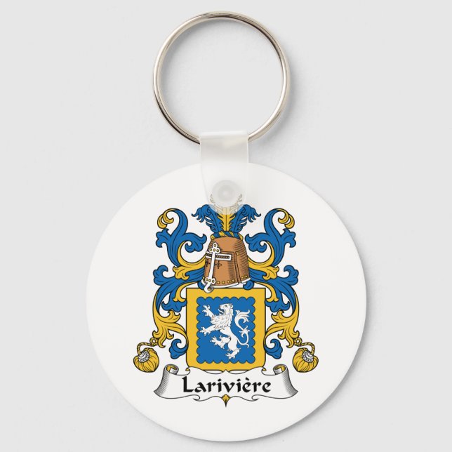 Lariviere Familienwappen Schlüsselanhänger (Vorderseite)
