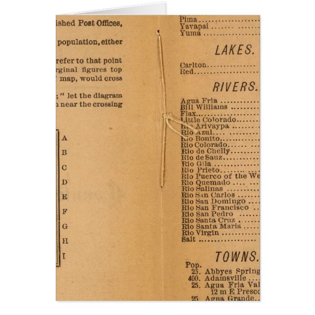 L'Arizona de Rand McNally (Devant)