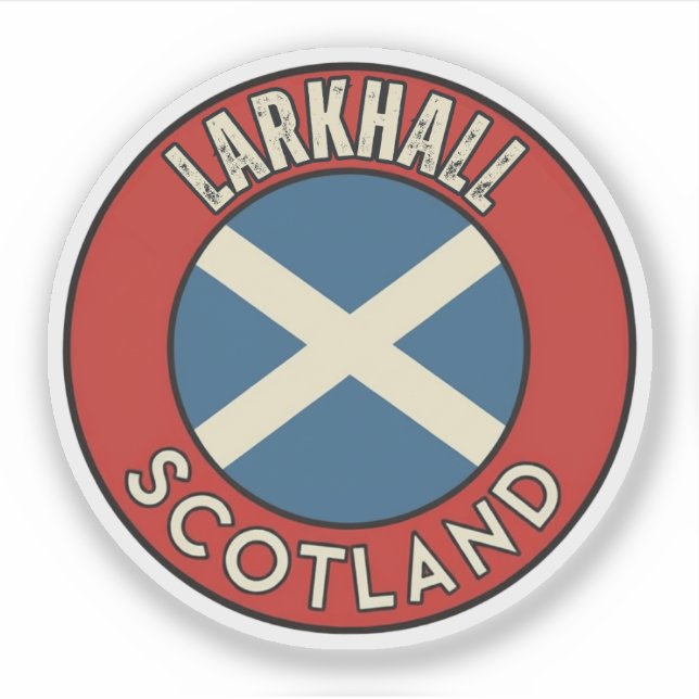 Larkhall, Schottland Aufkleber (Vorderseite)