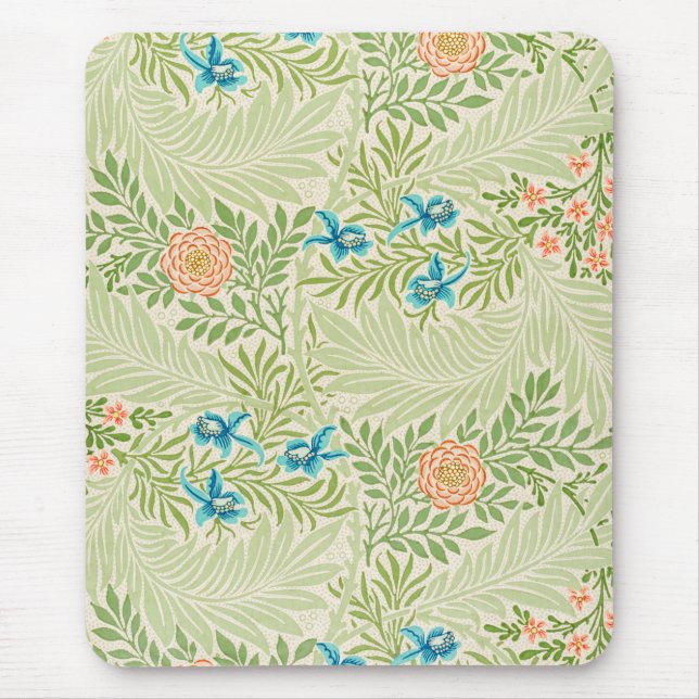 Larkspur Pattern (von William Morris) Mousepad (Vorne)