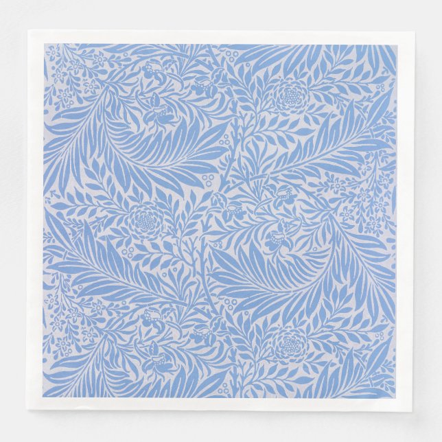 Larkspur von William Morris Serviette (Vorderseite)